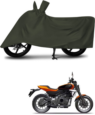 aosis Waterproof Two Wheeler Cover for Harley Davidson(350, Green)