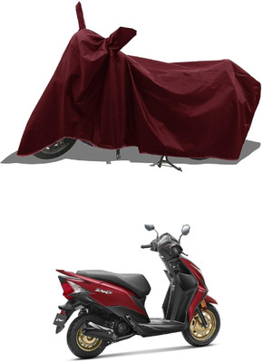 AESTRYD Two Wheeler Cover for Honda(Dio, Maroon)