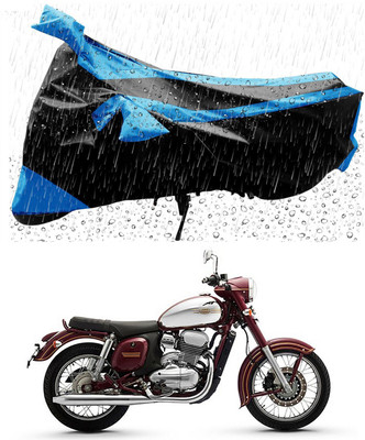 Mdstar Waterproof Two Wheeler Cover for JAWA(300, Blue, Black)
