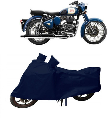 DeepShakshi AUTOMOTIVE Two Wheeler Cover for Royal Enfield(Bullet 350, Blue)