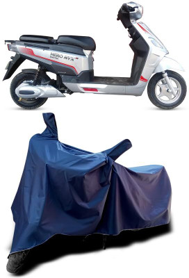 AASHTIK MART Two Wheeler Cover for Hero(Electric NYX e5, Blue)
