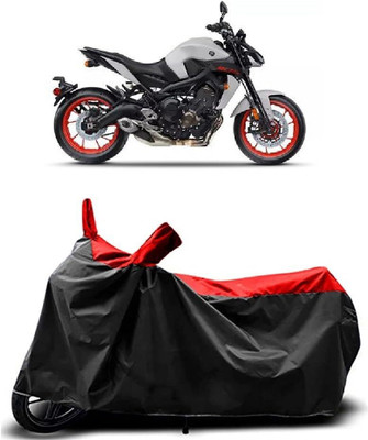 KEDIT Two Wheeler Cover for Yamaha(MT 9, Red, Black)
