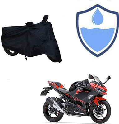 DeepShakshi AUTOMOTIVE Waterproof Two Wheeler Cover for Kawasaki(Ninja 250, Black)