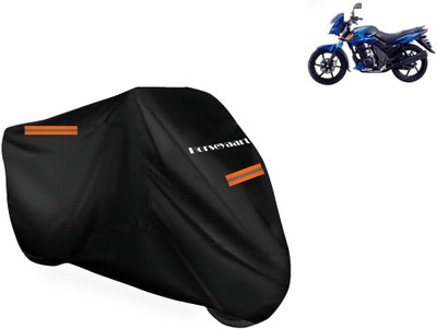 Horseyaart Waterproof Two Wheeler Cover for TVS(Flame SR125, Black)