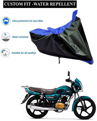 CODOKI Waterproof Two Wheeler Cover for TVS(Radeon, Blue)