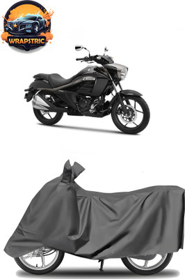 WRAPSTRIC Waterproof Two Wheeler Cover for Suzuki(intruder 150, Grey)