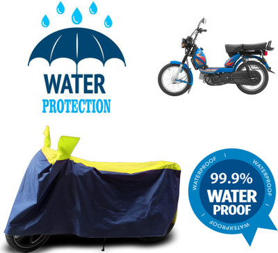 RTS COLLECTIONS Waterproof Two Wheeler Cover for TVS(XL 100 Heavy Duty, Multicolor)