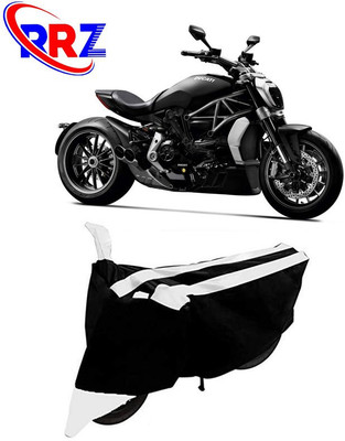RRZ Waterproof Two Wheeler Cover for Ducati(XDiavel, Black, White)