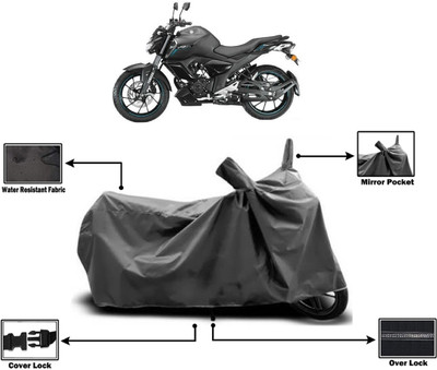 Amexride Two Wheeler Cover for Yamaha(FZ S V3 BS6, Grey)