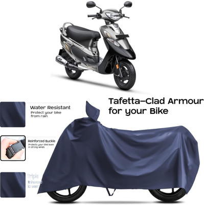 WMIZEXA Two Wheeler Cover for TVS(Blue)