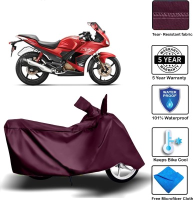 MISSION COLLECTION Waterproof Two Wheeler Cover for Hero(Karizma ZMR, Maroon)