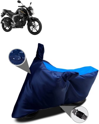 PAGORA Waterproof Two Wheeler Cover for Yamaha(FZ FI, Blue)