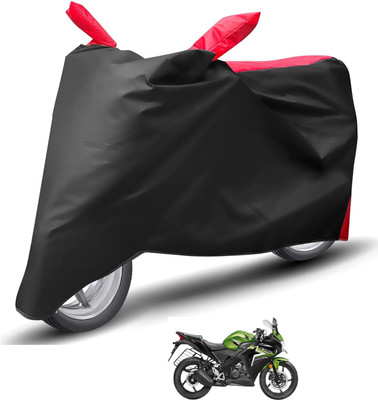 Caronix Waterproof Two Wheeler Cover for Honda(CBR 150R, Red)