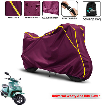 AUTOBIRSA Two Wheeler Cover for Mahindra(Kine, Maroon)