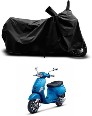 KEDIT Two Wheeler Cover for Vespa(SXL 125 BS6, Black)