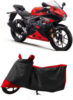 GROFATIK Two Wheeler Cover for Suzuki(GSX, Red)