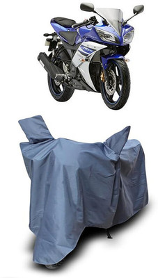 MADAFIYA Waterproof Two Wheeler Cover for Yamaha(YZF-R15 V2, Grey)