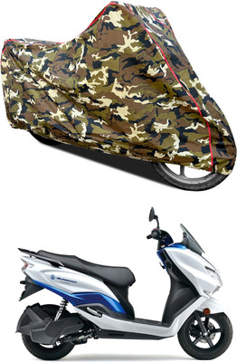 GOSHIV-car and bike accessories Waterproof Two Wheeler Cover for Suzuki(Burgman Electric, Yellow)