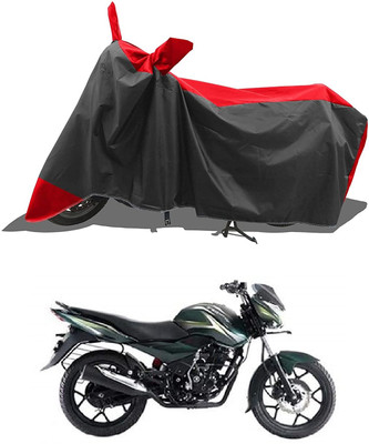 KEDIT Two Wheeler Cover for Bajaj(Discover 150 s, Red)