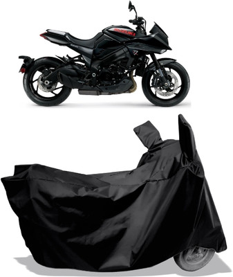 Amexride Two Wheeler Cover for Suzuki(Katana BS6, Black)