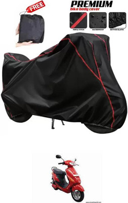 DeepShakshi AUTOMOTIVE Two Wheeler Cover for Hero(Electric Zippy, Black)