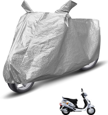 MOCKHE Waterproof Two Wheeler Cover for Mahindra(Duro, Silver)