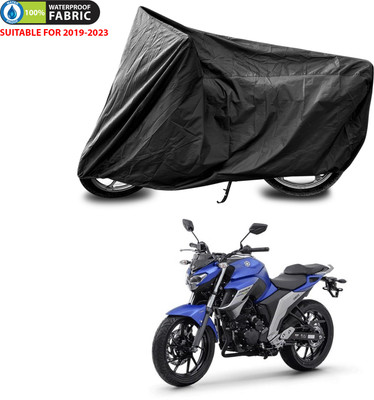 PAGORA Waterproof Two Wheeler Cover for Yamaha(Fazer, Black)