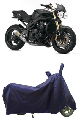 Coxtor Waterproof Two Wheeler Cover for Triumph(Speed Triple ABS, Blue)