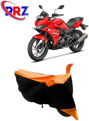 RRZ Waterproof Two Wheeler Cover for Hero(MotoCorp Xtreme 200S, Black, Orange)