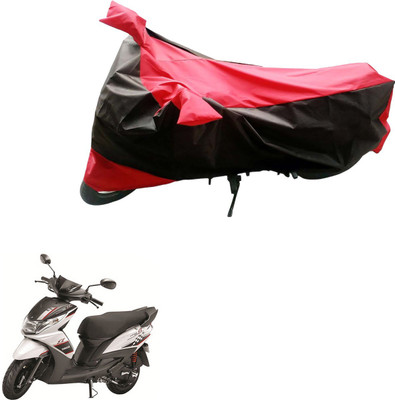 Mdstar Waterproof Two Wheeler Cover for Yamaha(Ray Z, Black, Red)
