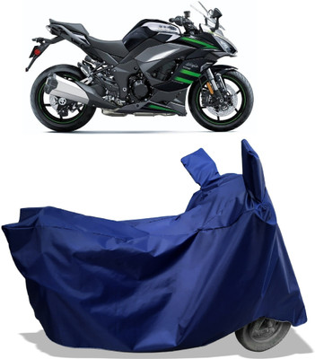 Amexride Two Wheeler Cover for Kawasaki(Ninja 1000 BS6, Blue)