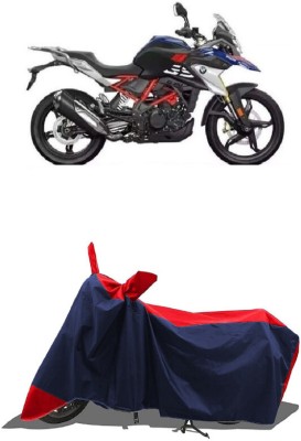 SUGASHRI Waterproof Two Wheeler Cover for BMW(G 310 GS, Red, Blue)