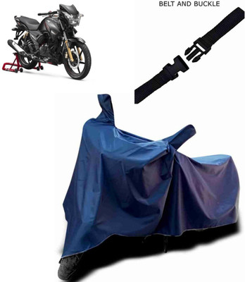 MMSSTAR Waterproof Two Wheeler Cover for TVS(Apache RTR 160, Blue)