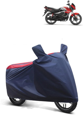 CARNEST Two Wheeler Cover for Hero(Passion Pro, Red, Blue)