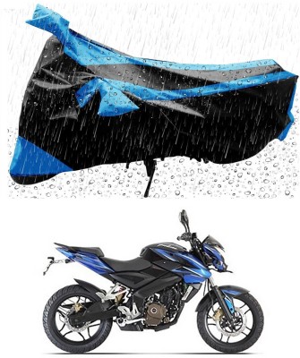 DeepShakshi AUTOMOTIVE Two Wheeler Cover for Bajaj(Pulsar 200NS FI, Blue, Black)