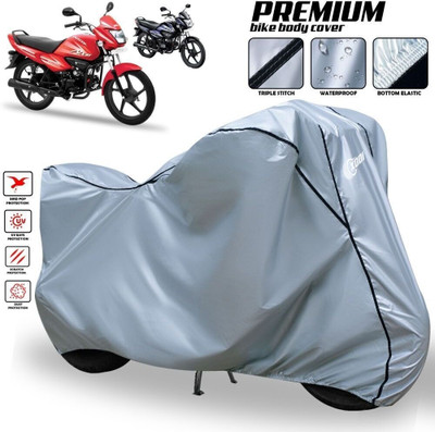 xodi Waterproof Two Wheeler Cover for Hero(Splendor NXG, Black, Blue, Multicolor)