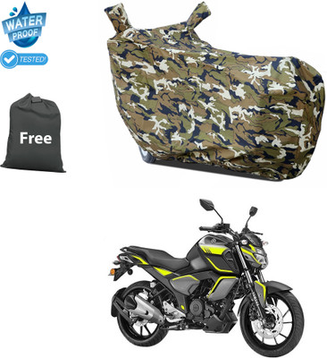 CODOKI Waterproof Two Wheeler Cover for Yamaha(FZ S V3, Yellow)