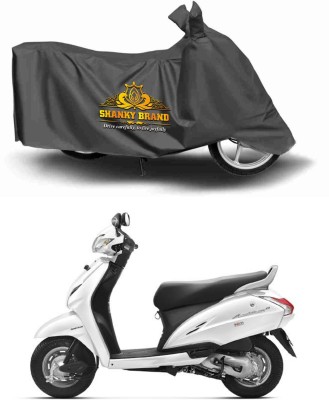 ShankyBrand Two Wheeler Cover for Honda, Universal For Bike(Activa 3G, Grey)