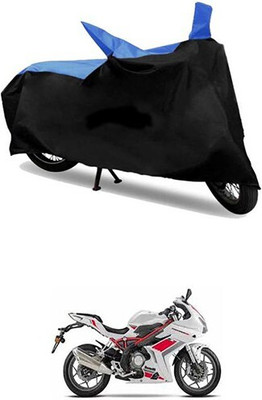 Mdstar Waterproof Two Wheeler Cover for DSK Benelli(Blue, Black)