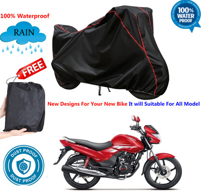 AUTOCAD Waterproof Two Wheeler Cover for Hero(Achiever, Black)