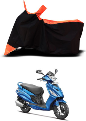 VESMEI Two Wheeler Cover for Hero(Motocorp Maestro Electric, Orange)