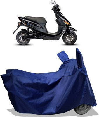 Amexride Two Wheeler Cover for Hero Electric(Electric Cruz, Blue)