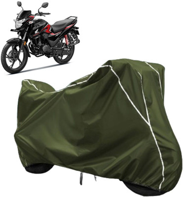 AUTOCAD Waterproof Two Wheeler Cover for Honda(SP 125, Green, White)