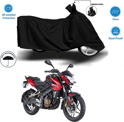 WMIZEXA Waterproof Two Wheeler Cover for Universal For Bike(Activa 125, Black)