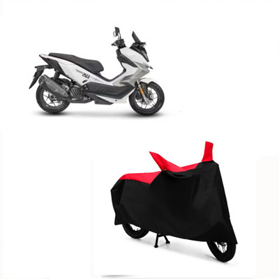 Autohug Waterproof Two Wheeler Cover for Honda(SP 125, Black, Red)
