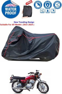 DeepShakshi AUTOMOTIVE Two Wheeler Cover for Yamaha(RX 100, Black)