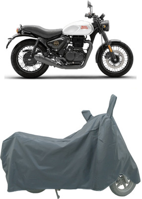 Coxtor Waterproof Two Wheeler Cover for Royal Enfield(Hunter 350, Grey)