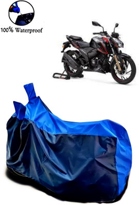 APNEK Waterproof Two Wheeler Cover for TVS(Apache RTR 160, Blue)