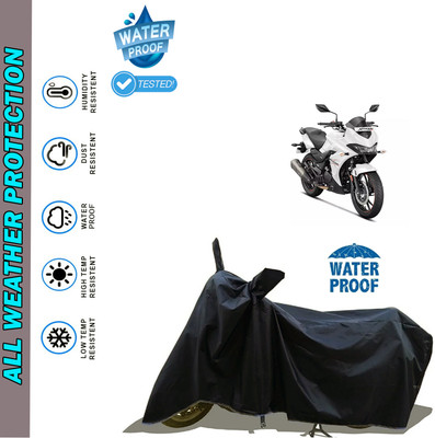 AutoGalaxy Waterproof Two Wheeler Cover for Hero(Xtreme 200S, Black)