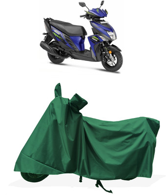 Tricway Two Wheeler Cover for Yamaha(Cygnus Ray ZR, Green)